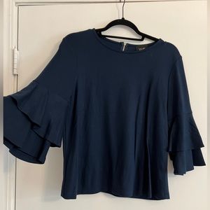Women navy blue top. Size S